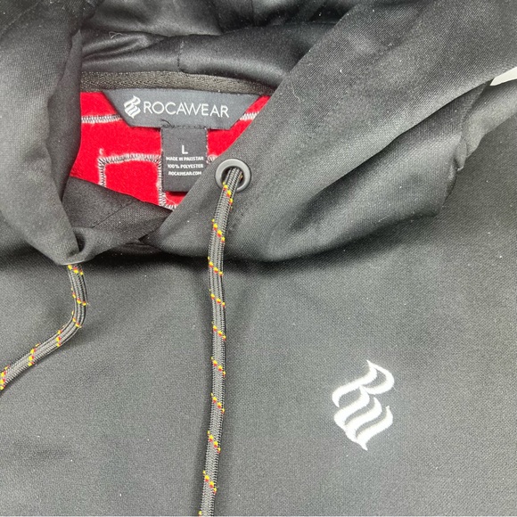 Rocawear pullover hoodie unisex size large y2k 100% polyester - Picture 10 of 11